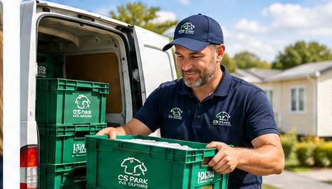 Supplier preparing an order